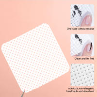 Limpiador de toallitas sin pelusa, almohadilla de papel, removedor de esmalte de uñas de Gel, pegamento de extensión de pestañas, herramienta de eliminación suave absorbente para herramienta de Arte de uñas - details 7