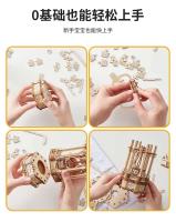 Juego de construcción de modelo de dirigible Montessori DIY - Kit de ensamblaje de rompecabezas de madera 3D - details 7