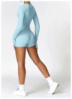 Pantalones cortos de Yoga para mujer, mallas de cintura alta de Color sólido, suaves, ajustados, deportivos, de compresión - details 25