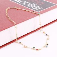 Gargantillas de bola pequeña de cuentas de una sola capa para el cuello, accesorios de moda, collares de joyería, cadena de clavícula - details 5