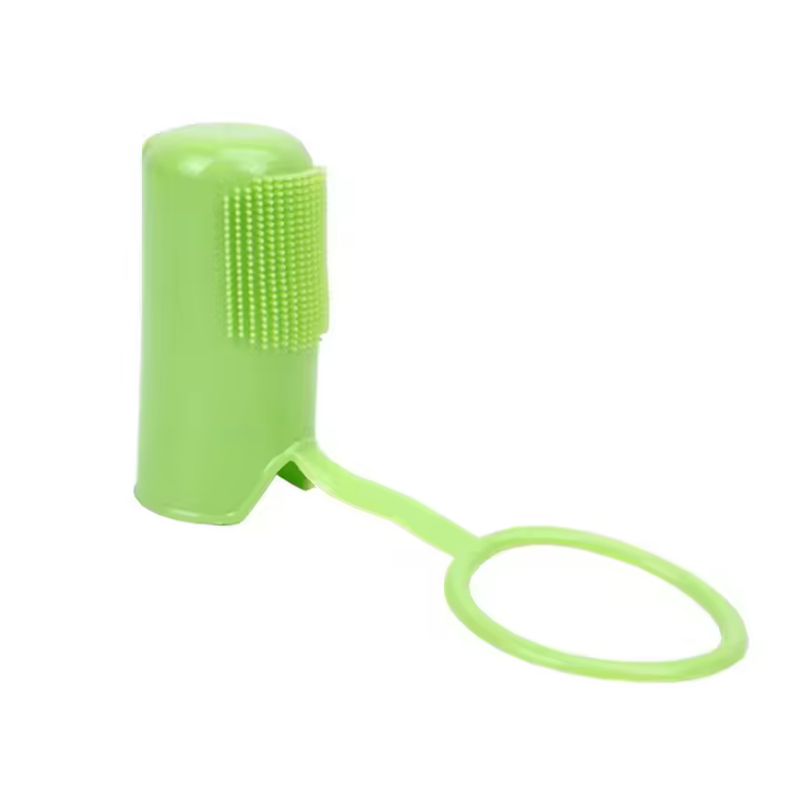 Cepillo de dientes de dedo de gato Súper suave, Material ligero, conveniente para llevar, herramienta adecuada para razas medianas y grandes - 1