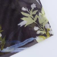 Ropa de mujer europea y americana temperamento moda floral sombreado floral sin mangas cintura falda vestido - details 7