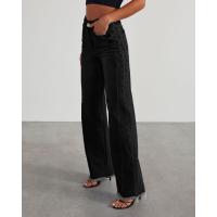 2025 nuevos pantalones anchos de mezclilla para mujer - details 7