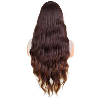 Pelucas largas y rizadas para mujer, pelo completo de aspecto Natural, transpirable, para fiestas temáticas, bodas, citas y fiestas - details 0
