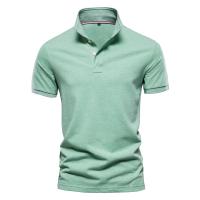 nuevos Polos de algodón para hombre, Polo clásico de Color sólido, Polo Social de negocios informal de alta calidad para hombre - details 5
