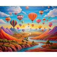 Pintura de Paisaje en Estilo Moderno RUOPOTY con Bordado de Diamantes 5d Decoración para el Hogar Arte y Manualidades para Todas las Estaciones Paquete Enrollado - details 0
