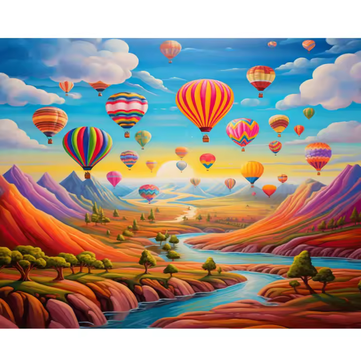 Pintura de Paisaje en Estilo Moderno RUOPOTY con Bordado de Diamantes 5d Decoración para el Hogar Arte y Manualidades para Todas las Estaciones Paquete Enrollado - 1