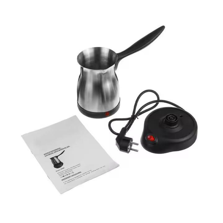 Cafetera eléctrica de acero inoxidable 304C, Caldera de té de 600 ML para 2-3 tazas, 500 W - 1