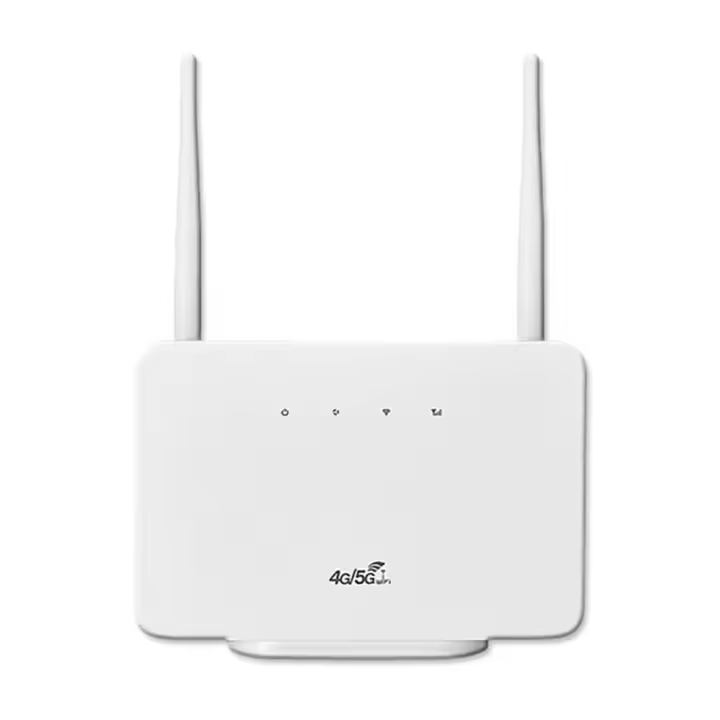 Router 4G LTE CPE 300Mbps Inalámbrico con Antena Externa y Ranura para Tarjeta SIM Compatible con EU Plug Ideal para Hogar, Viajes, Trabajo - 1