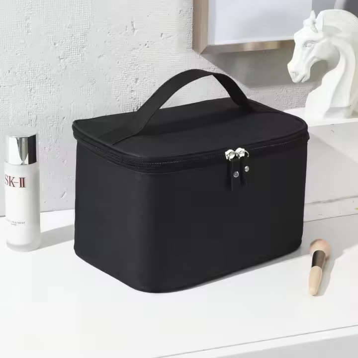 Bolsa de Inodoro de Viaje al Aire Libre Bolsa de Maquillaje de Gran Capacidad Impermeable de Tela Oxford Organizador de Empaquetado de Cosméticos para Mujeres - 1