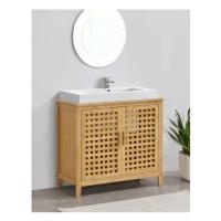 muebles de baño de bambú