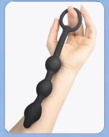 Empaquetado privado Sexy Iatable Anal Beads con anillo Butt Plug Expander para hombres Masajeador de próstata Bolas vaginales Dilatador anal Juguetes sexuales - details 16