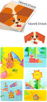 54 Uds. De papeles creativos DIY de Origami, clase de arte de vida Animal colorida, materiales hechos a mano, diversión familiar, regalo de fiesta de cumpleaños para niño y niña ZYF - details 3
