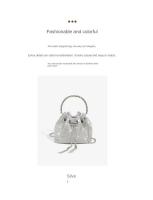 Bolso de Noche de Diamantes Lleno Bolso de Mano de Cristal Brillante para Mujeres - details 13