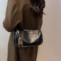 Bolso cruzado Vintage para mujer, bandolera pequeña de cuero PU con diseño de lujo y almohada, a la moda - details 8
