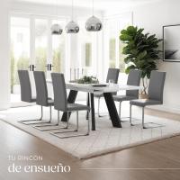 Juego de Sillas de Terciopelo Sillas de Comedor Ergonómicas Versátiles - details 43