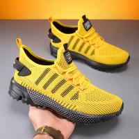 Zapatillas de deporte antideslizantes y transpirables para hombre: zapatillas informales y elegantes para actividades al aire libre de primavera/verano, jogging y entrenamiento en el parque - details 6