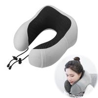 Almohada de viaje suave en forma de U, almohada de viaje para el cuidado de la salud, espuma viscoelástica para el cuello, almohada Cervical para avión, cojín para el cuello - details 18