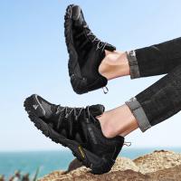 Zapatos de Senderismo para Hombres HikeUp Zapatillas Tácticas de Cuero de Ante - details 27