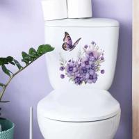 Pegatina de Pared Purple A32 Decoración de Baño, Inodoro, Sala de Estar, Gabinete - details 4