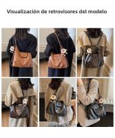 Bolso multifuncional de gran capacidad para mujer, nuevo bolso de hombro clásico de otoño e invierno, mochila cruzada para ir al trabajo - details 7