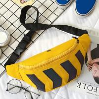 Riñonera de lona para hombre y mujer, bolso con agujero para auriculares, tira reflectante para cadera, plátano, soporte para teléfono de viaje, 2023 - details 7
