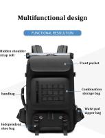 Mochila de Viaje Impermeable 17 Pulgadas para Laptop de Negocios con Bolsa de Zapatos Separada - details 2