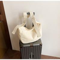 Bolso informal coreano para mujer, bolso de hombro de nailon de gran capacidad con diseño suave, bolso de viaje ligero de Color sólido - details 14
