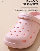 Baotou Dongdong-Zapatillas de dibujos animados para mujer, sandalias transpirables de suela gruesa, zapatos de playa, Verano - details 4
