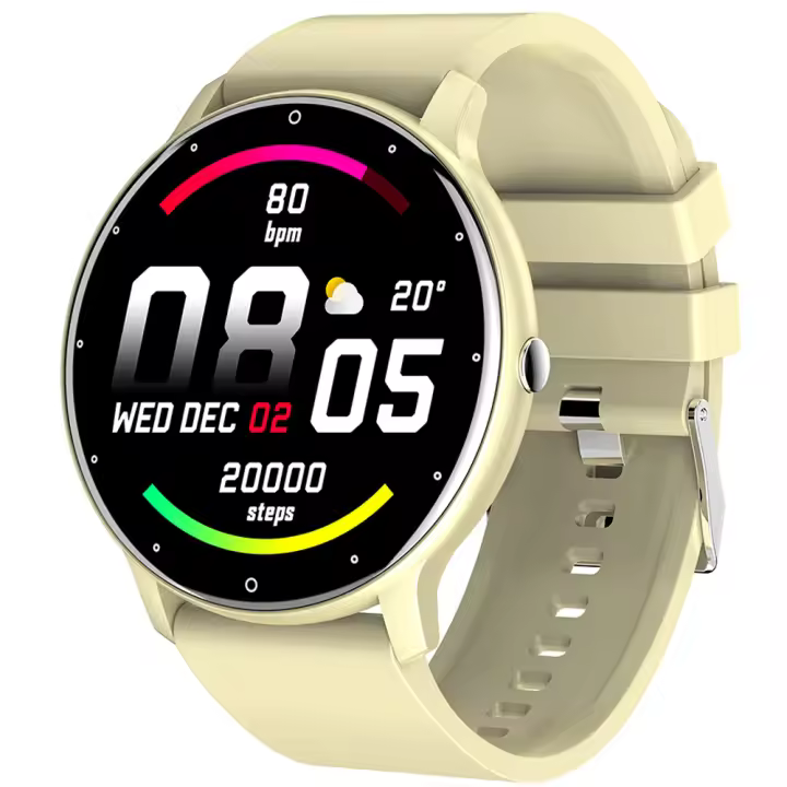 ZL02D Reloj inteligente with Bluetooth, Llamada, Frecuencia cardíaca y detección de presión arterial, recordatory de Información, Modo Deportivo - 1