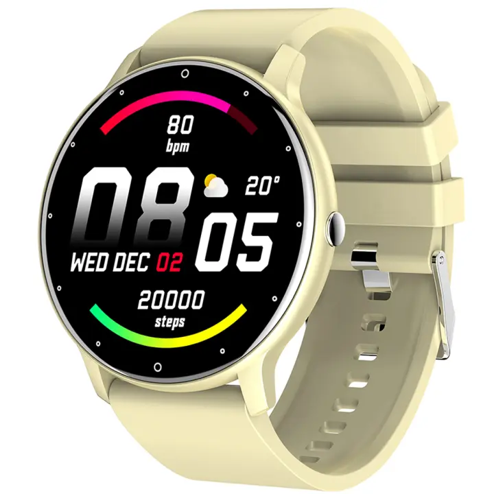ZL02D Reloj inteligente with Bluetooth, Llamada, Frecuencia cardíaca y detección de presión arterial, recordatory de Información, Modo Deportivo - 1