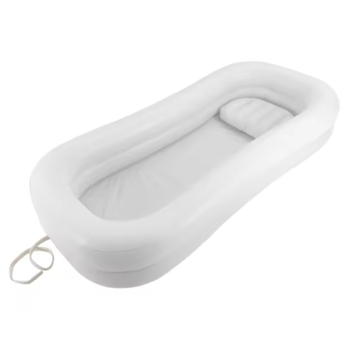 Bañera Inflable de Doble Capa Almohadas Inflables Bomba de Aire Eléctrica Bolsa de Agua Rocha Dulce - 1