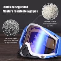 Gafas Deportivas para Motocross, lentes táctiles ajustables - details 2