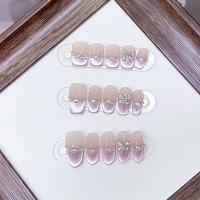Mano usable uñas primavera verano nueva libertad zirconia tridimensional mariposa modelo ojo de gato uñas parche - details 1