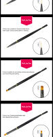 Juego de pinceles acrílicos para manicura, Kit de pinceles de doble cabezal para pintura de uñas, de flores, herramienta de diseño, 3/5/7/8/15 piezas - details 4