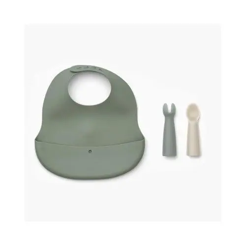 Conjunto Babero Liewood Aspen Set Dove - Juego Aspen. - 1