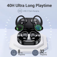 Auriculares inalámbricos IPX7 con Bluetooth, cascos de alta gama con 8H de tiempo de reproducción, sonido estéreo Hi-Fi, pantalla de alimentación - details 5