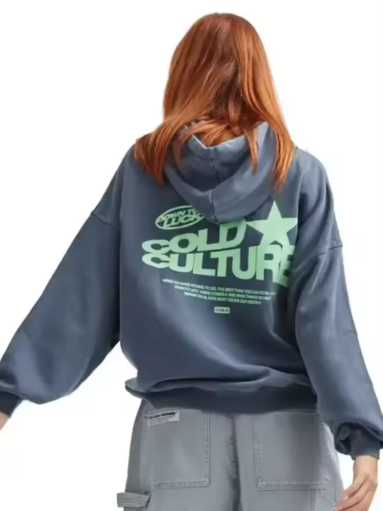 Gran Haruku Hip Hop patrón de letras cultura fría hombres y mujeres punk rock calle pareja suéter Sudadera con capucha - 1