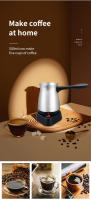Cafetera eléctrica de acero inoxidable 304C, Caldera de té de 600 ML para 2-3 tazas, 500 W - details 1