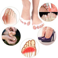 Separador de dedos del pie, Corrector de Hallux Valgus, 2 piezas, martillo ortopédico, Alisador, esparcidor, almohadillas para el cuidado de los pies - details 17