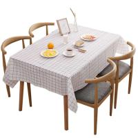 Mantel rectangular de plástico PVC, cubierta impermeable para aceite, mesa de comedor y cocina, resistente a las manchas - details 6