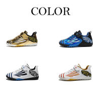 Nuevos zapatos de fútbol dorados a la moda para niños, zapatos de fútbol antideslizantes cómodos, zapatillas deportivas para niños, zapatillas deportivas para niños - details 5