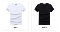 Camisetas de Moda para Hombres Cuello Redondo Manga Corta Algodón Viste Casual Ropa de Verano - details 1