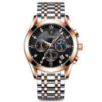 Reloj a prueba de agua luminoso para los hombres estudiante coreano tendencia de moda calendario - details 4