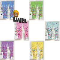 LWEL Butterfly Curtain Dream Butterfly Cartoon Bedroom Door Curtain 100 x 210cm x 1pc Kurtina Pink Butterfly Warm Home - details 0