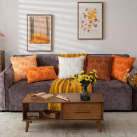Fundas de Almohada Decorativas de Halloween Clásicas Diseño de Calabaza de Otoño Suave Piel Sintética Ideal para Dormitorio Sala de Estar - details 7