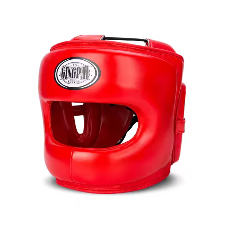 Casco de boxeo grueso de cobertura total para hombres y mujeres, protector de cabeza para entrenamiento de kácate - 1