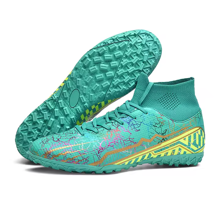 Botas de fútbol de alta calidad para hombre, zapatos de fútbol, ​​tacos TF/FG para niños, zapatillas de fútbol resistentes al desgaste, zapatos de entrenamiento de Futsal al aire libre - 1