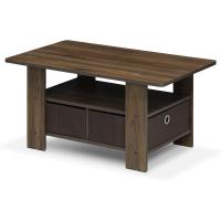 Mesa De Centro, Madera compuesta, Nuez /Marrón Oscuro, Talla única - details 0