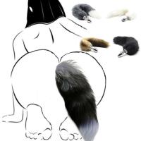 Juguete de Cola de Zorro de Acero Inoxidable Enchufe Anal Sensorial para Adultos - details 2